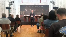 Imágenes de la presentación del documental 'Numancia'