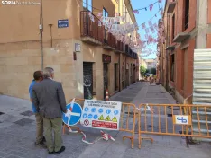 Antón y las obras de la Calle Real