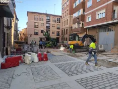 Antón y las obras de la Calle Real