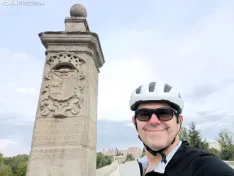 Imágenes cedidas por César de sus etapas entre Cáceres y Salamanca 