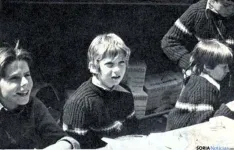 El Rey Felipe VI a la edad de 9 años, de campamento en Vinuesa. | La Gaceta del Norte.