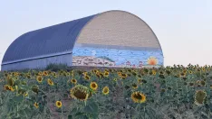 Foto 3 - &lsquo;Ya salen los murci&eacute;lagos&rsquo;, el nuevo mural de Paco Las Heras para el museo al aire libre de Almarail