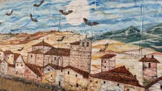 Foto 4 - &lsquo;Ya salen los murci&eacute;lagos&rsquo;, el nuevo mural de Paco Las Heras para el museo al aire libre de Almarail