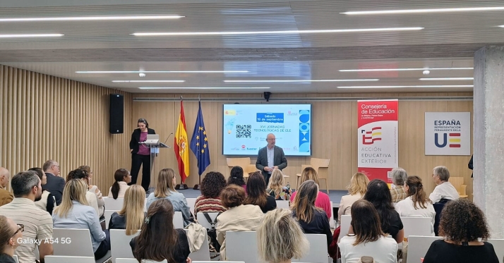 Soria promociona sus aulas de español para extranjeros en el mercado belga