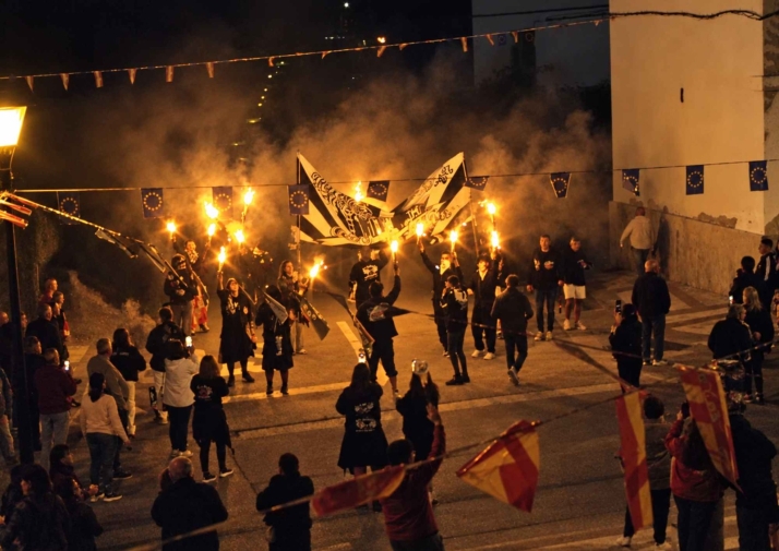 Imágenes del pregón, anoche, en Arcos. Fotos: El Alto Jalón. 