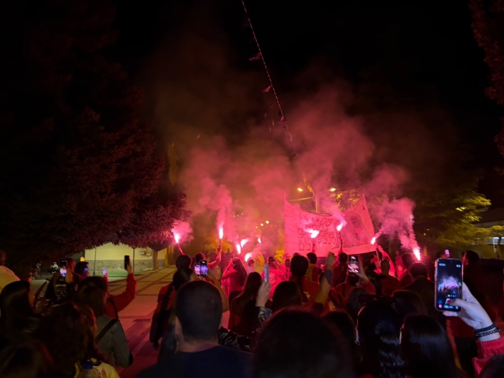 Imágenes del pregón, anoche, en Arcos. Fotos: El Alto Jalón. 