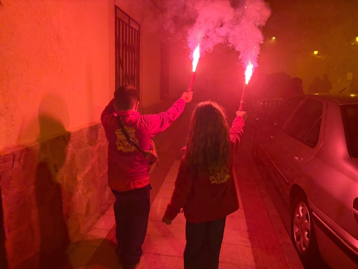 Imágenes del pregón, anoche, en Arcos. Fotos: El Alto Jalón. 