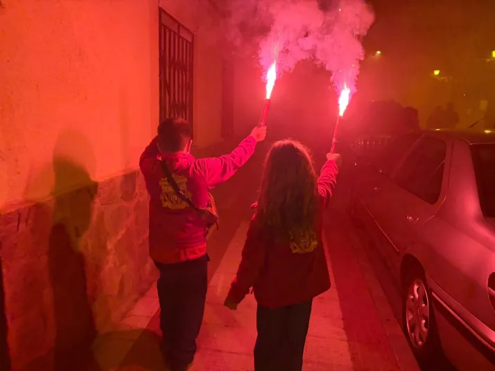 Imágenes del pregón, anoche, en Arcos. Fotos: El Alto Jalón. 