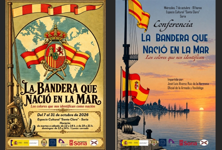 La capital repasa la historia de la enseña patria con una muestra en Santa Clara
