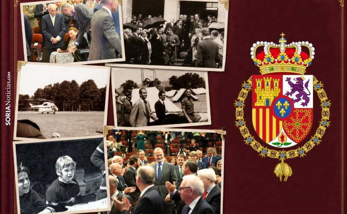 Cuatro generaciones de Borbones camino Soria: 124 años entre campamentos, cacerías, discursos y averías