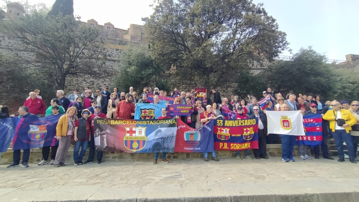 La capital se llenará de culés para celebrar los 35 años de la Peña Barcelonista Soriana 