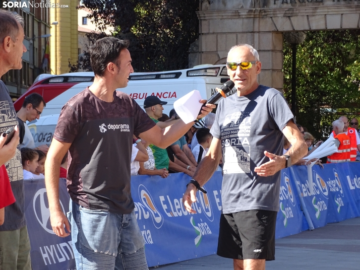 Una imagen del mediodía de este sábado en el centro de Soria. /PC