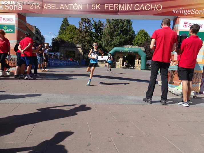 Una imagen del mediodía de este sábado en el centro de Soria. /PC