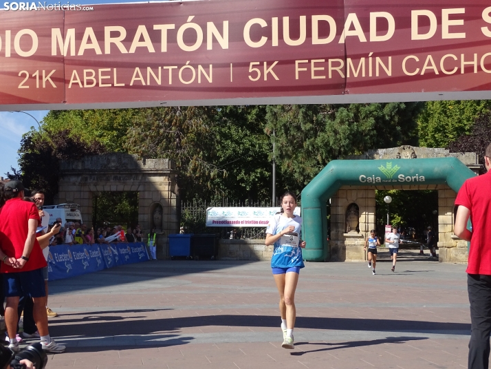 Una imagen del mediodía de este sábado en el centro de Soria. /PC