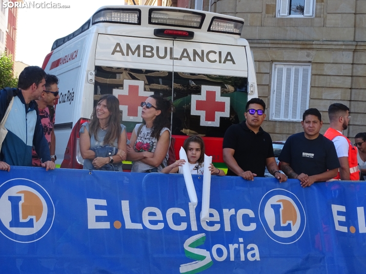Una imagen del mediodía de este sábado en el centro de Soria. /PC