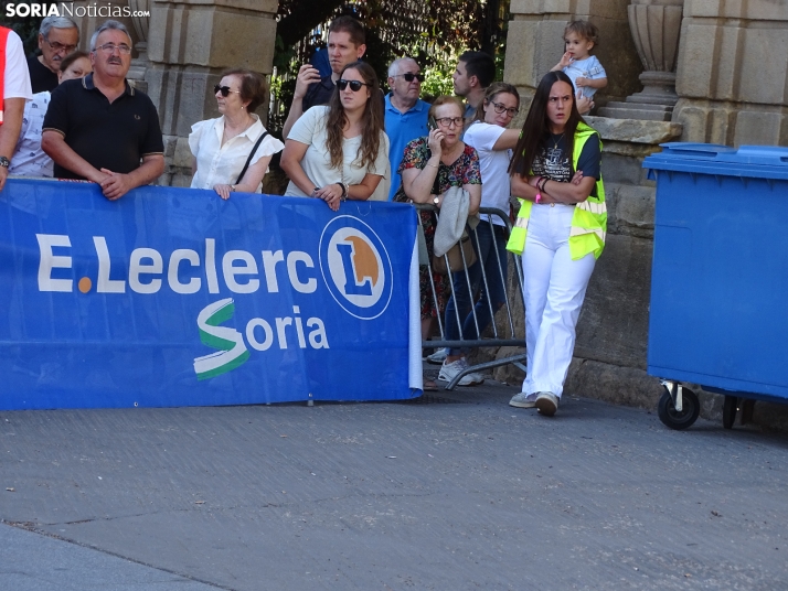 Una imagen del mediodía de este sábado en el centro de Soria. /PC