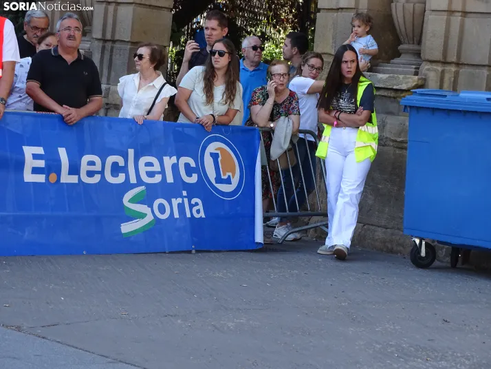 Una imagen del mediodía de este sábado en el centro de Soria. /PC