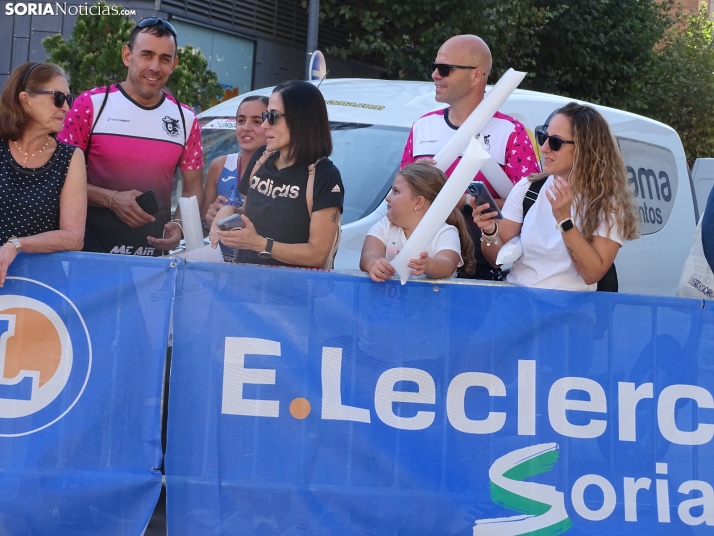 Una imagen del mediodía de este sábado en el centro de Soria. /PC