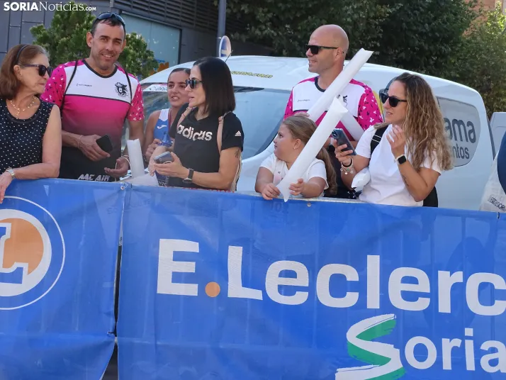 Una imagen del mediodía de este sábado en el centro de Soria. /PC