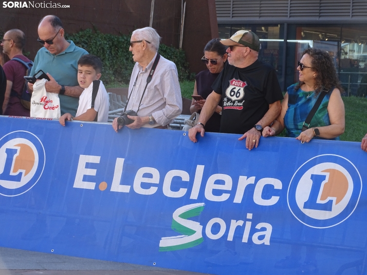 Una imagen del mediodía de este sábado en el centro de Soria. /PC