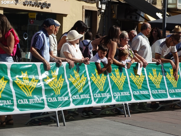 Una imagen del mediodía de este sábado en el centro de Soria. /PC