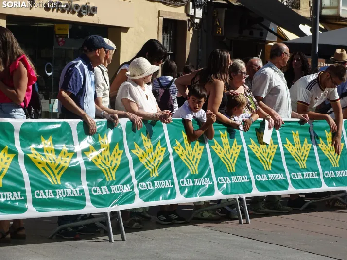 Una imagen del mediodía de este sábado en el centro de Soria. /PC