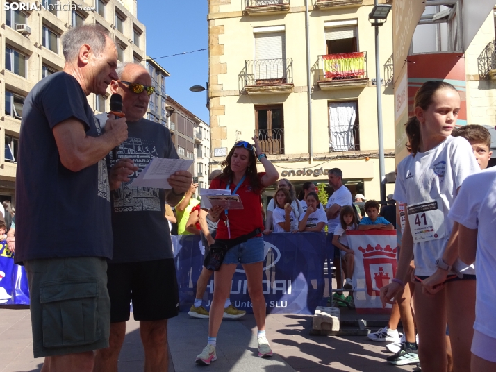 Una imagen del mediodía de este sábado en el centro de Soria. /PC