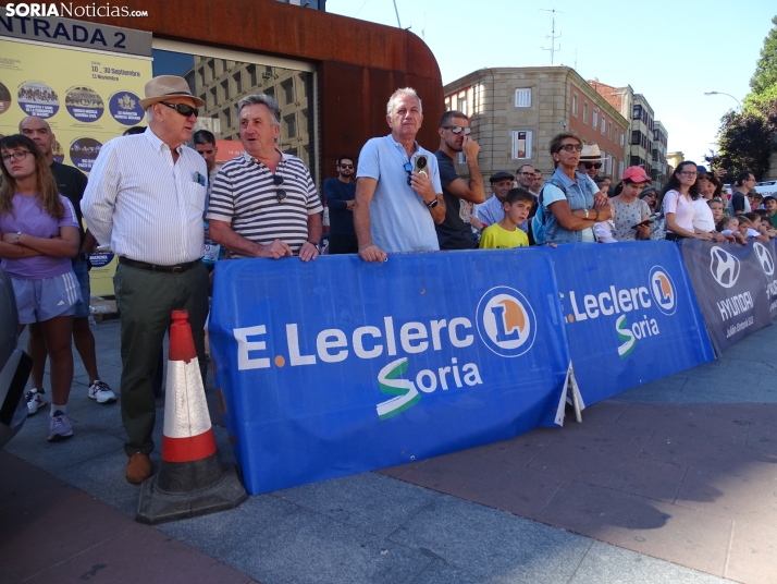 Una imagen del mediodía de este sábado en el centro de Soria. /PC