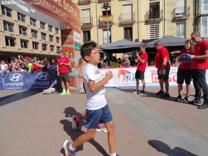 Una imagen del mediodía de este sábado en el centro de Soria. /PC
