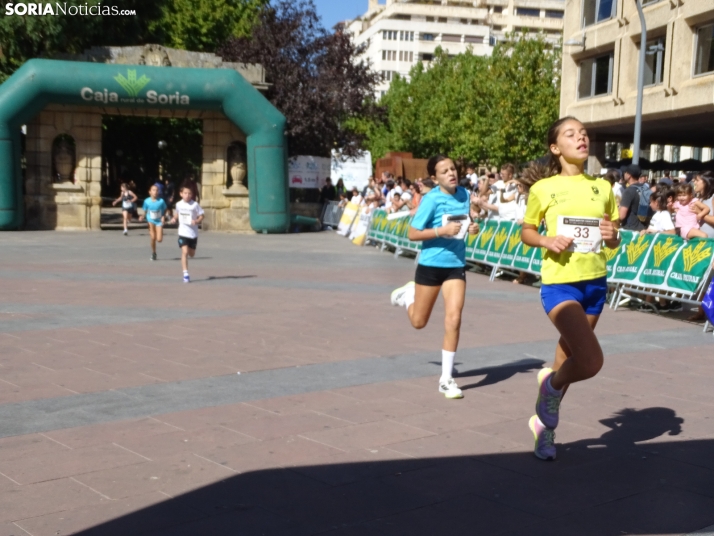 Una imagen del mediodía de este sábado en el centro de Soria. /PC