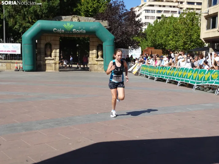 Una imagen del mediodía de este sábado en el centro de Soria. /PC