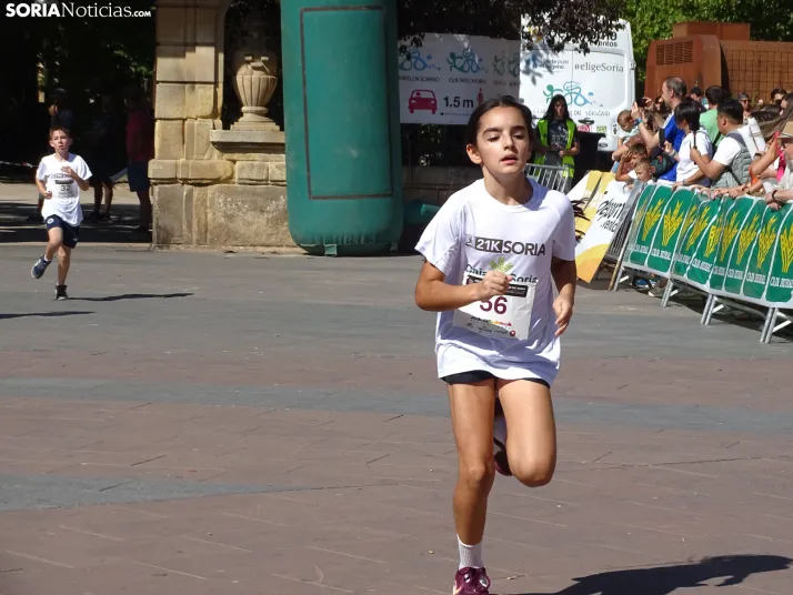 Una imagen del mediodía de este sábado en el centro de Soria. /PC