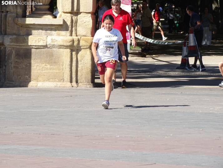 Una imagen del mediodía de este sábado en el centro de Soria. /PC