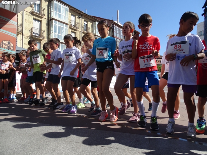 Una imagen del mediodía de este sábado en el centro de Soria. /PC