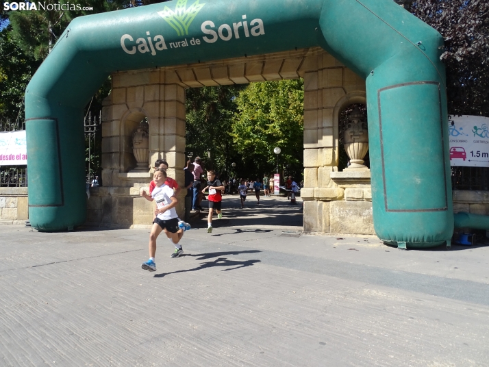 Una imagen del mediodía de este sábado en el centro de Soria. /PC