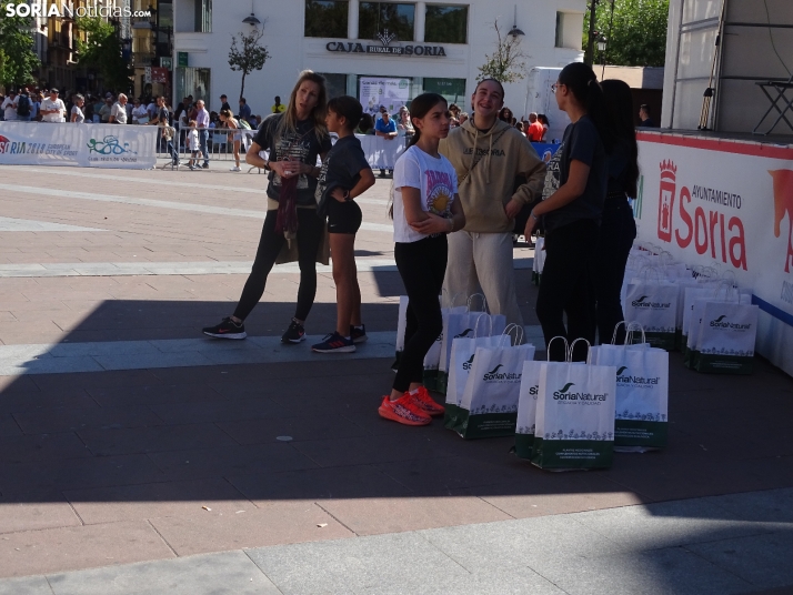 Una imagen del mediodía de este sábado en el centro de Soria. /PC