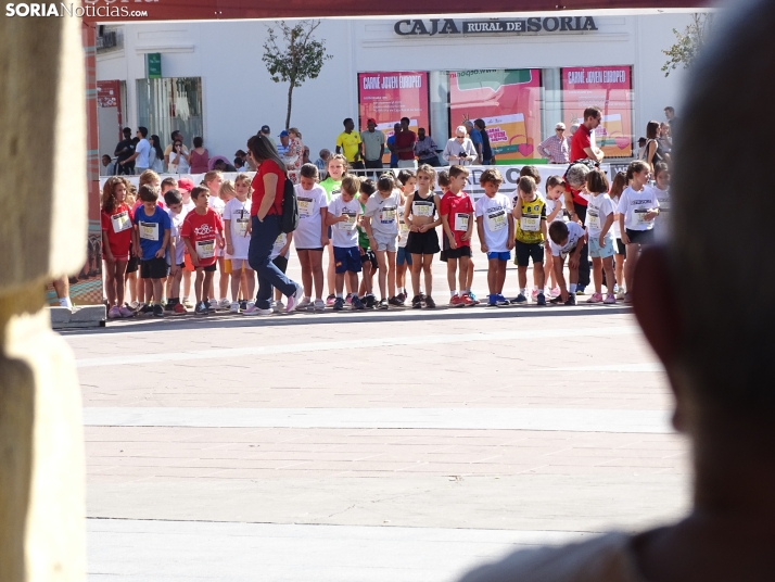 Una imagen del mediodía de este sábado en el centro de Soria. /PC