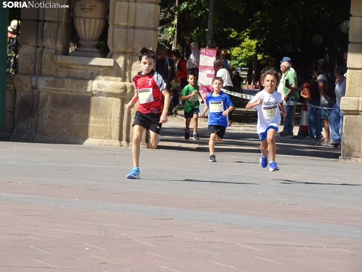 Una imagen del mediodía de este sábado en el centro de Soria. /PC