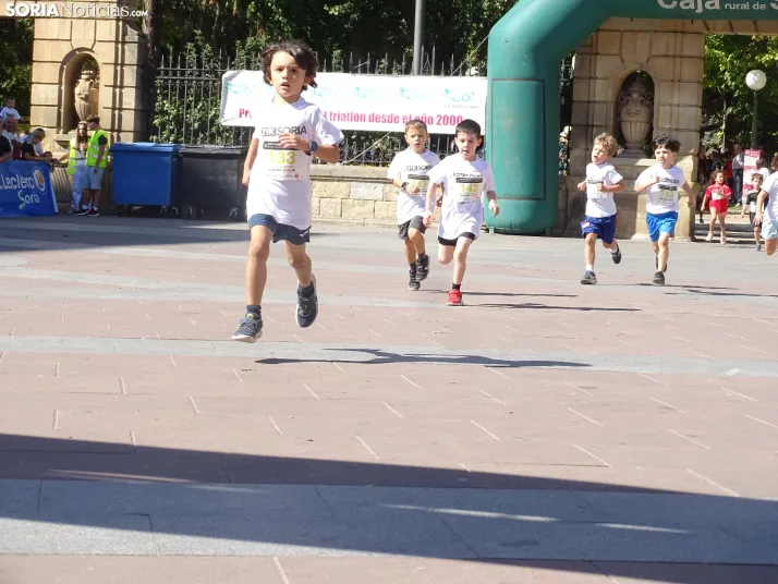 Una imagen del mediodía de este sábado en el centro de Soria. /PC