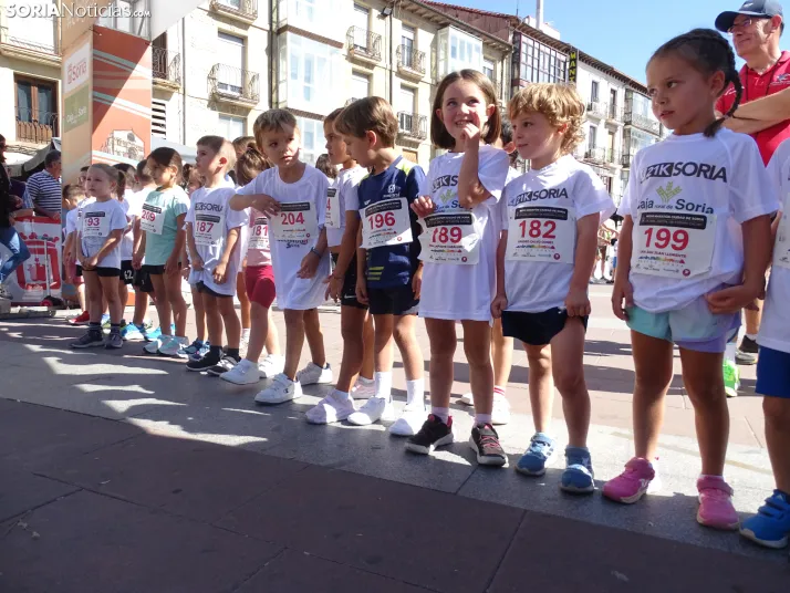 Una imagen del mediodía de este sábado en el centro de Soria. /PC