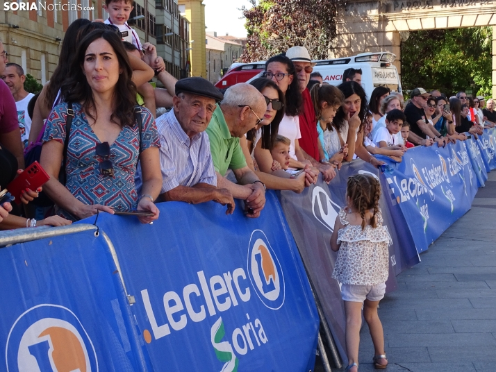 Una imagen del mediodía de este sábado en el centro de Soria. /PC