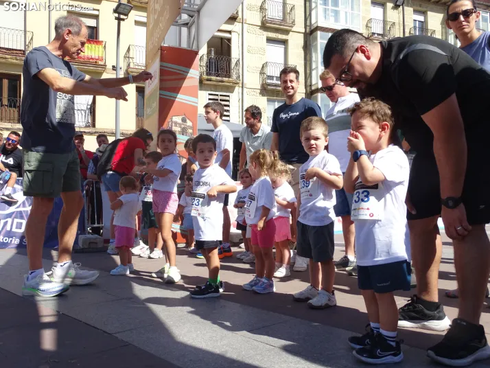 Una imagen del mediodía de este sábado en el centro de Soria. /PC