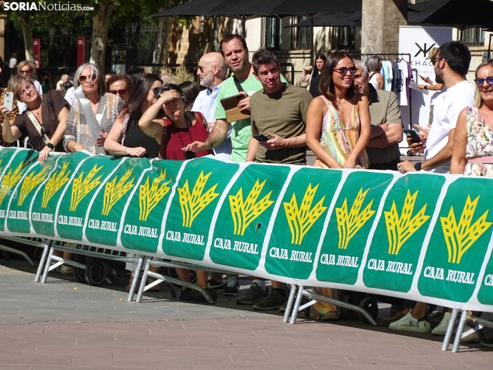 Una imagen del mediodía de este sábado en el centro de Soria. /PC