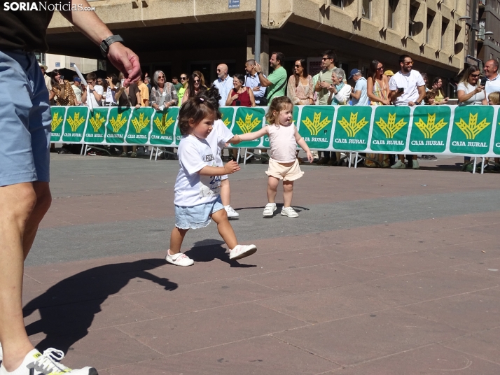 Una imagen del mediodía de este sábado en el centro de Soria. /PC
