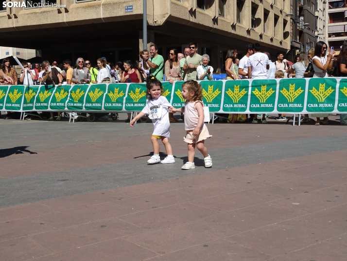 Una imagen del mediodía de este sábado en el centro de Soria. /PC