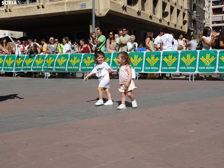 Una imagen del mediodía de este sábado en el centro de Soria. /PC