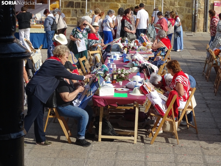 Una imagen de la plaza Mayor esta mañana de domingo. /PC