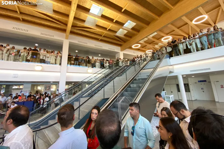 El Rey Felipe VI en el Hospital de Soria