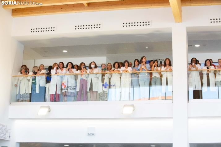El Rey Felipe VI en el Hospital de Soria