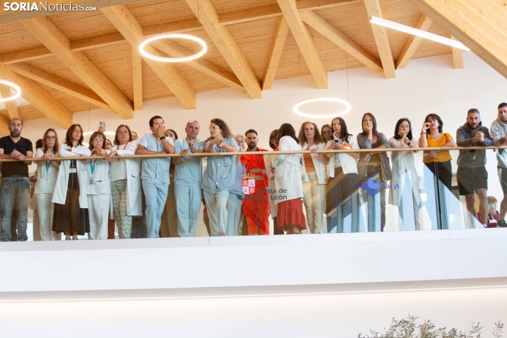 El Rey Felipe VI en el Hospital de Soria